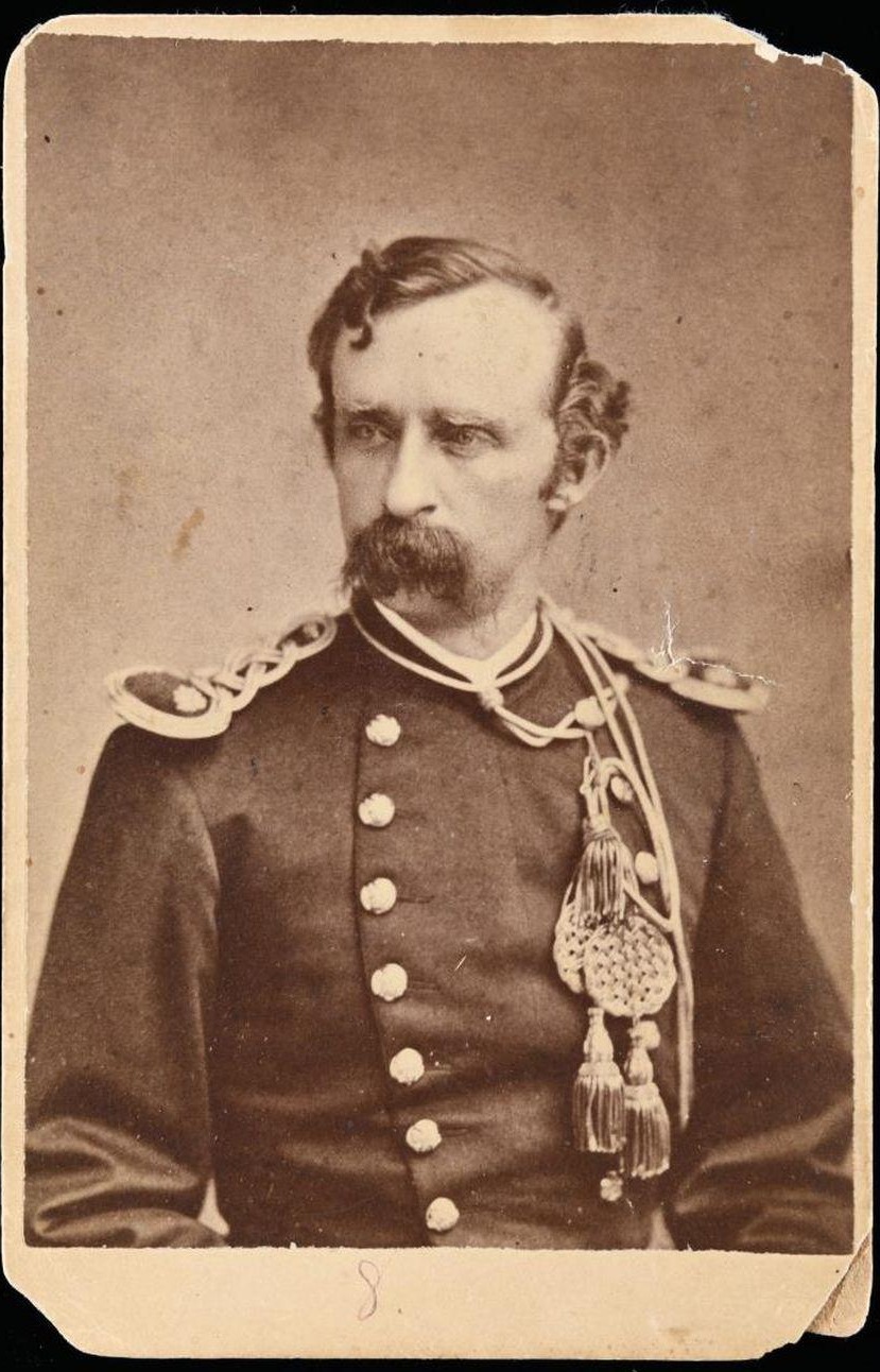 Portrait of George Armstrong Custer in buckskin