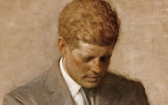 JFK, by Aaron Shikler, 1970, oil on canvas. White House, Wikimedia Commons