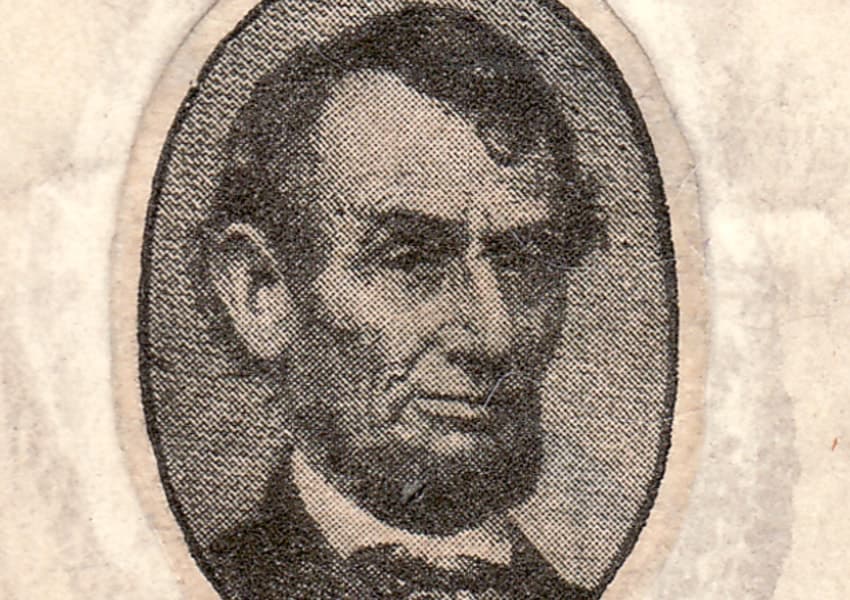 Engraving of Abraham Lincoln