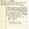 Handwritten translation of Jewish marriage contract on lined paper with red margin line. Stamped with date - August 2, 1918.
